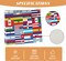 Spanish Latin American Flags Mexican Latino Heritage(Multi Color)